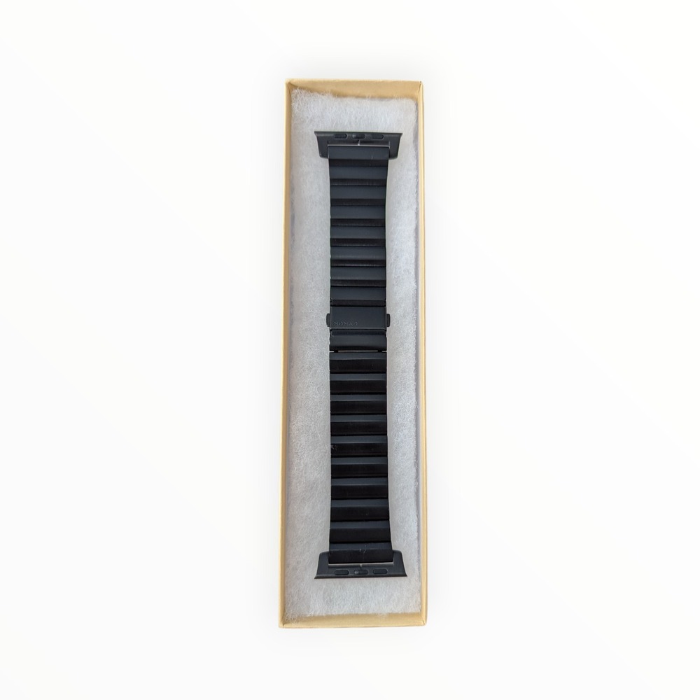 N3-A‎ Nomad - Metal Watch Band for Apple Watch 42mm and 44mm - Black